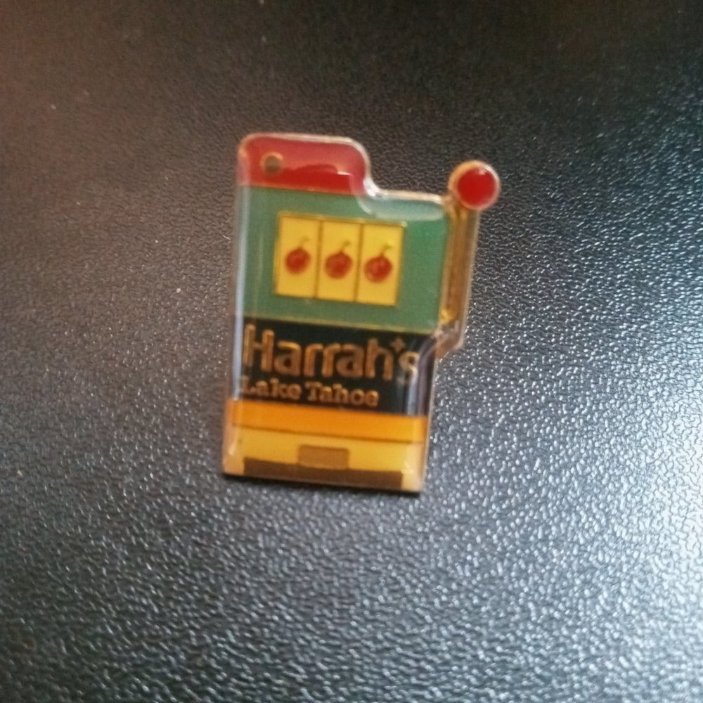 Harrahs Lake Tahoe Souvenior Pin